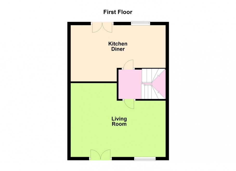 Floorplan for Coltsfoot Way, Broughton Astley, Leicester