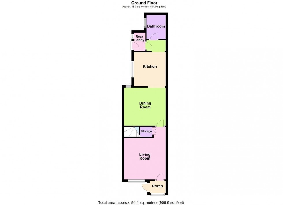 Floorplan for Station Road, Broughton Astley, Leicester