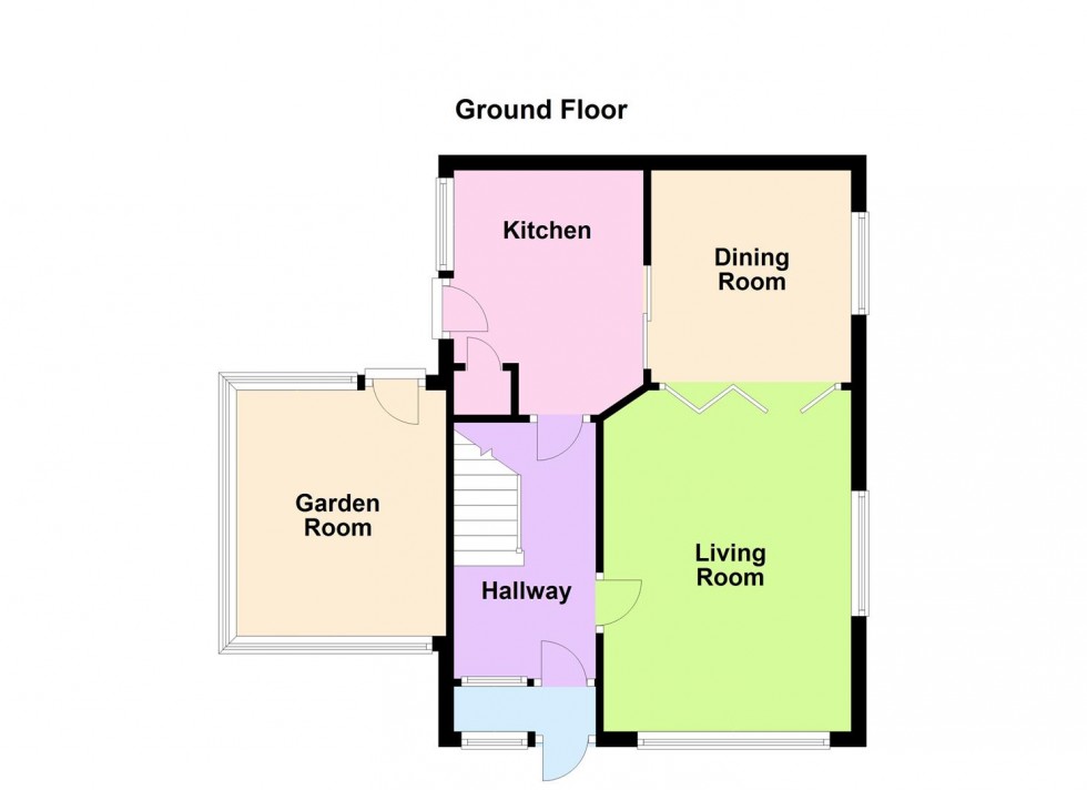 Floorplan for Farthingdale Close, Cosby, Leicester