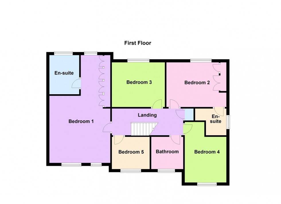 Floorplan for The Pastures, Narborough, Leicester