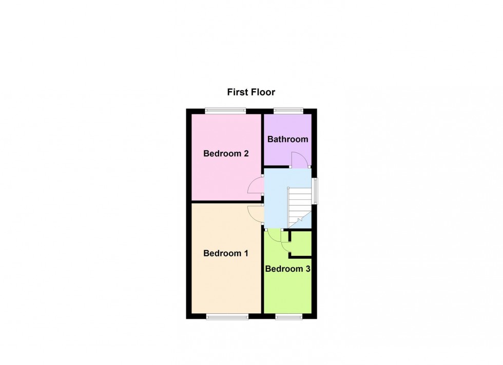 Floorplan for Bronte Close, Leicester