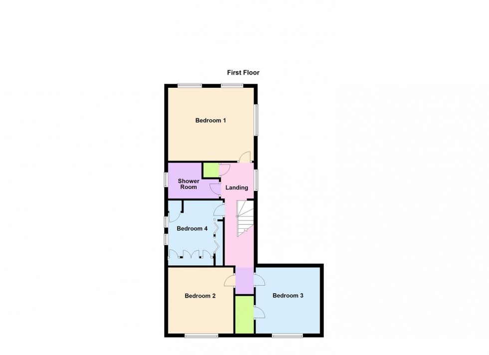 Floorplan for Old Bramley House,  Broughton Astley, Leicester