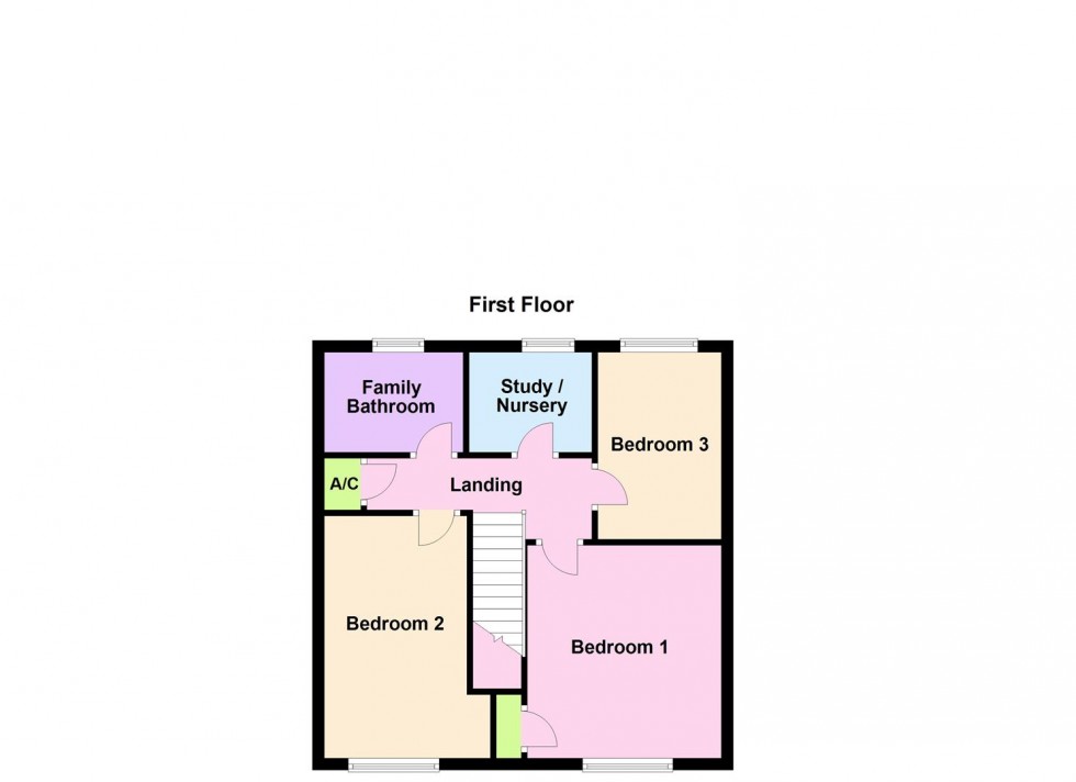 Floorplan for Moat Close, Thurlaston
