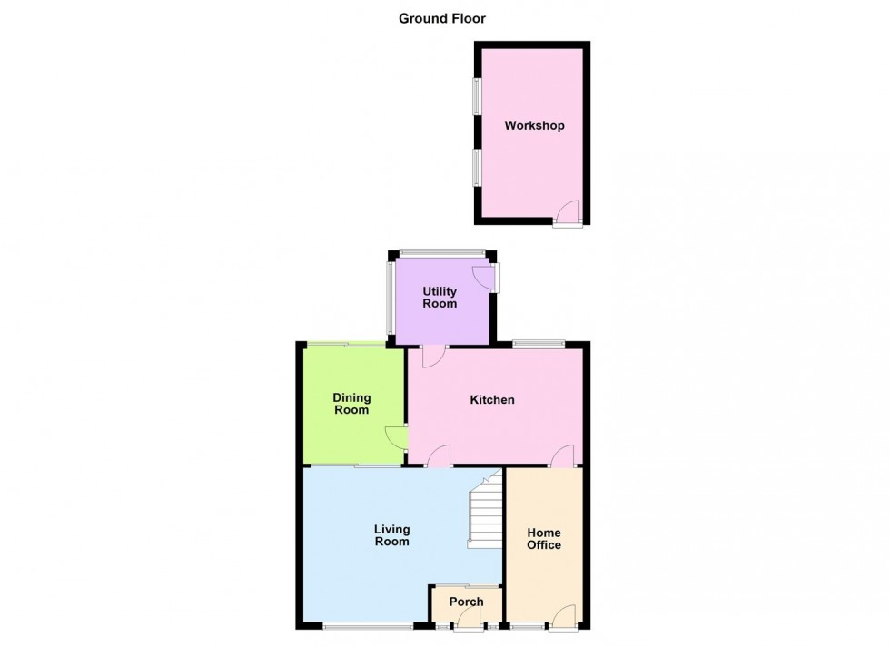 Floorplan for Bignal Drive, Leicester Forest East