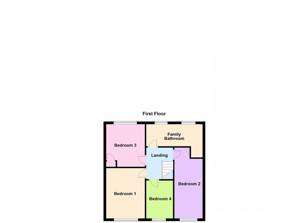 Floorplan for Bignal Drive, Leicester Forest East